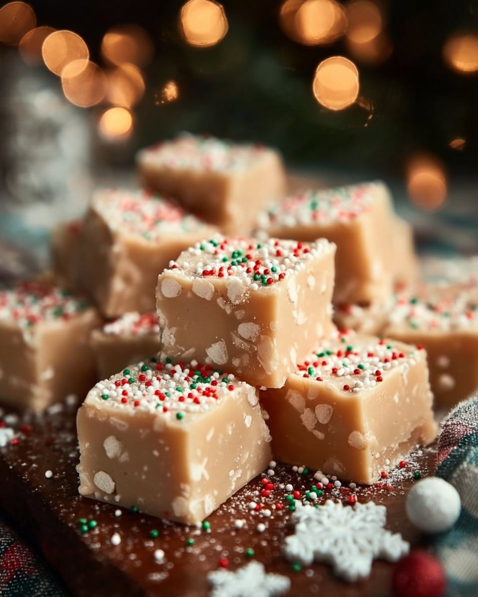 Easy Christmas Sugar Cookie Fudge