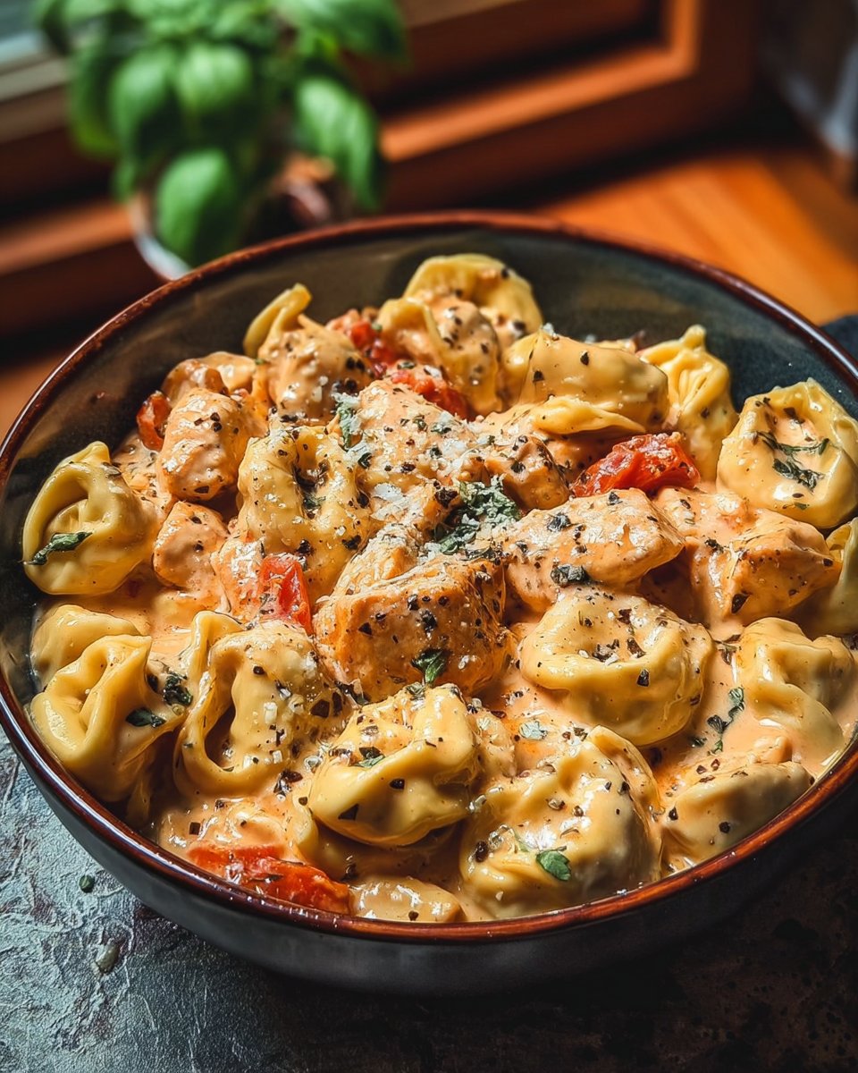 CrockPot Chicken Tortellini