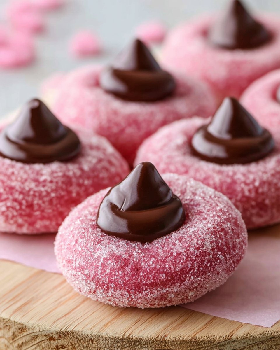 Strawberry Kiss Cookies