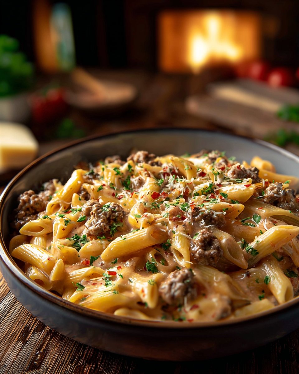 Creamy Beef Pasta