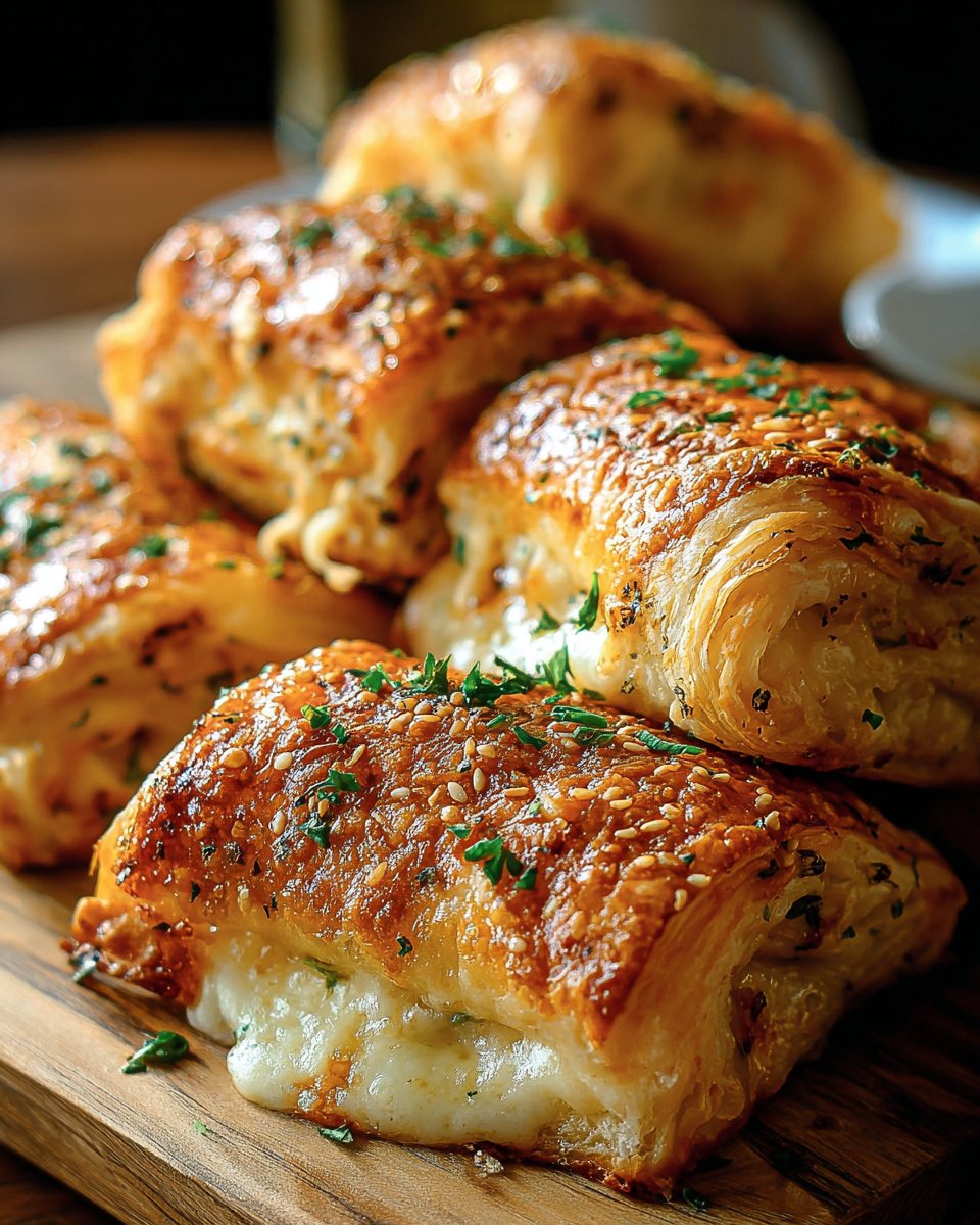 Cheesy Chicken Crescent Rolls