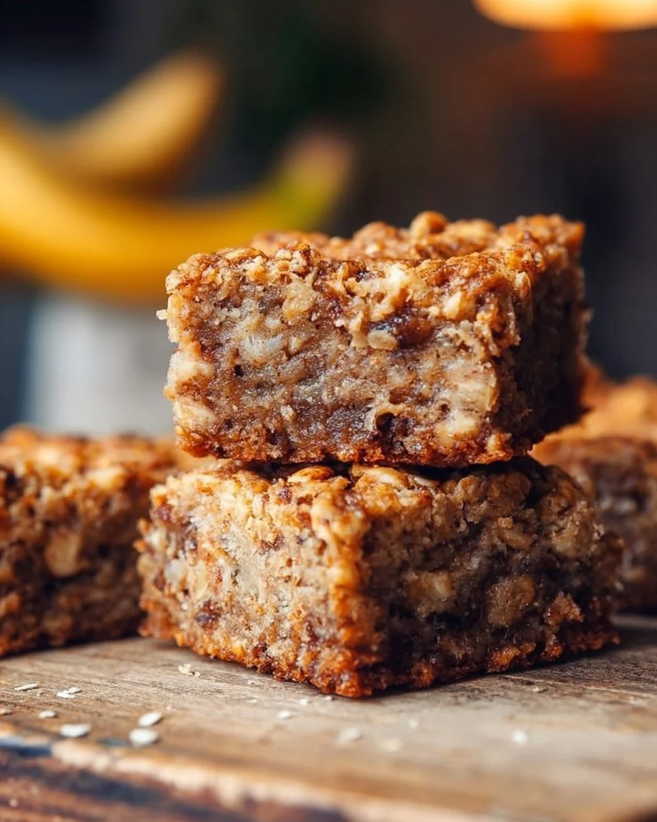 Banana Oatmeal Bars