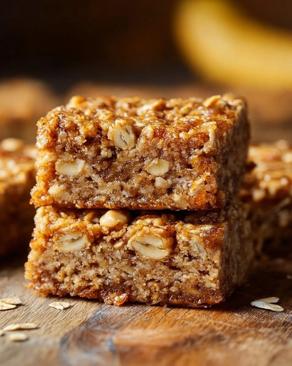 Banana Oatmeal Bars