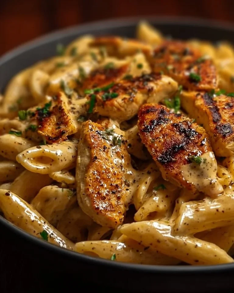 Delicious Cajun Chicken Pasta with creamy sauce and spices