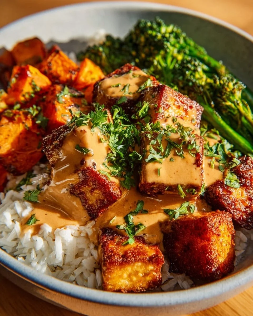 Healthy Chicken and Sweet Potato Bowls recipe