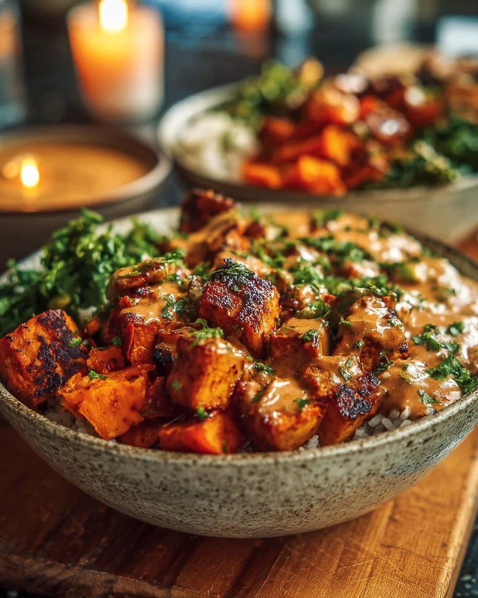 Chicken and Sweet Potato Bowls