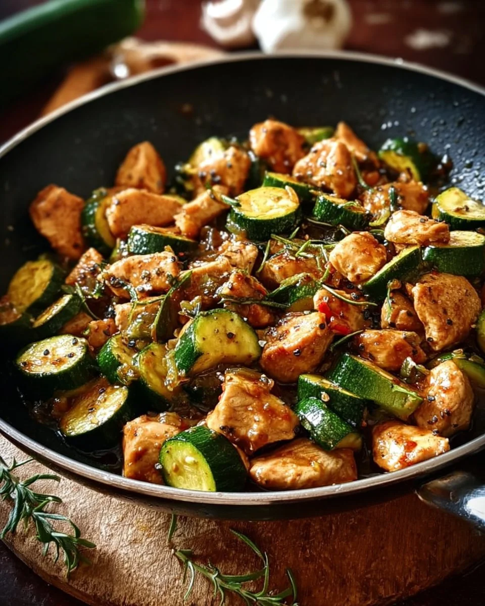 Chicken Zucchini Stir Fry