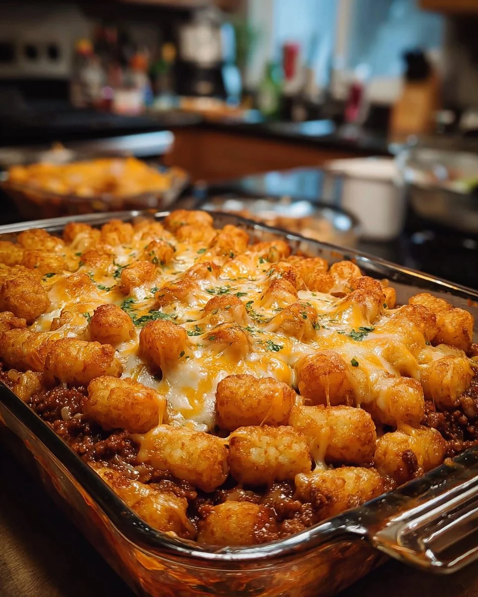 Chili Cheese Tater Tot Casserole: A Family Favorite Dish!