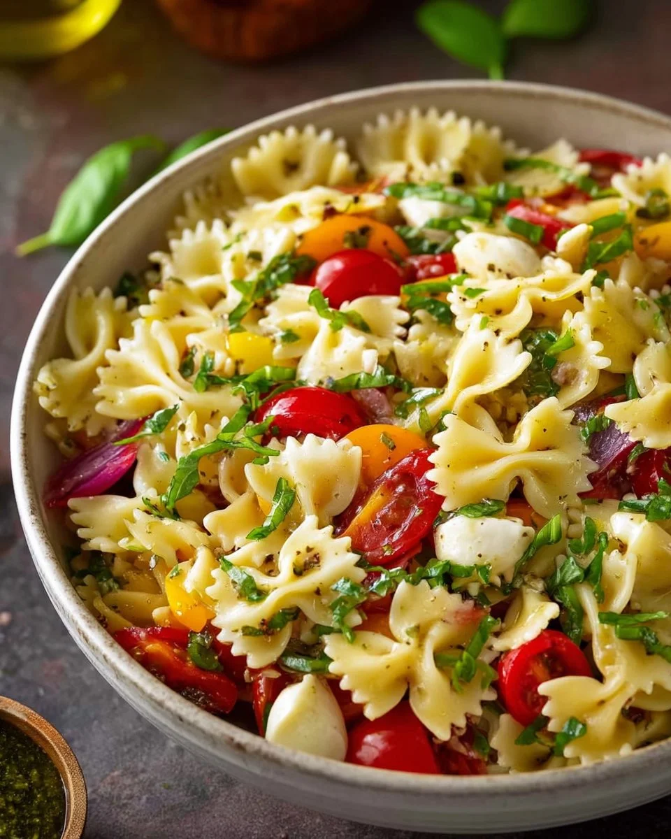 Colorful Bow Tie Pasta Salad