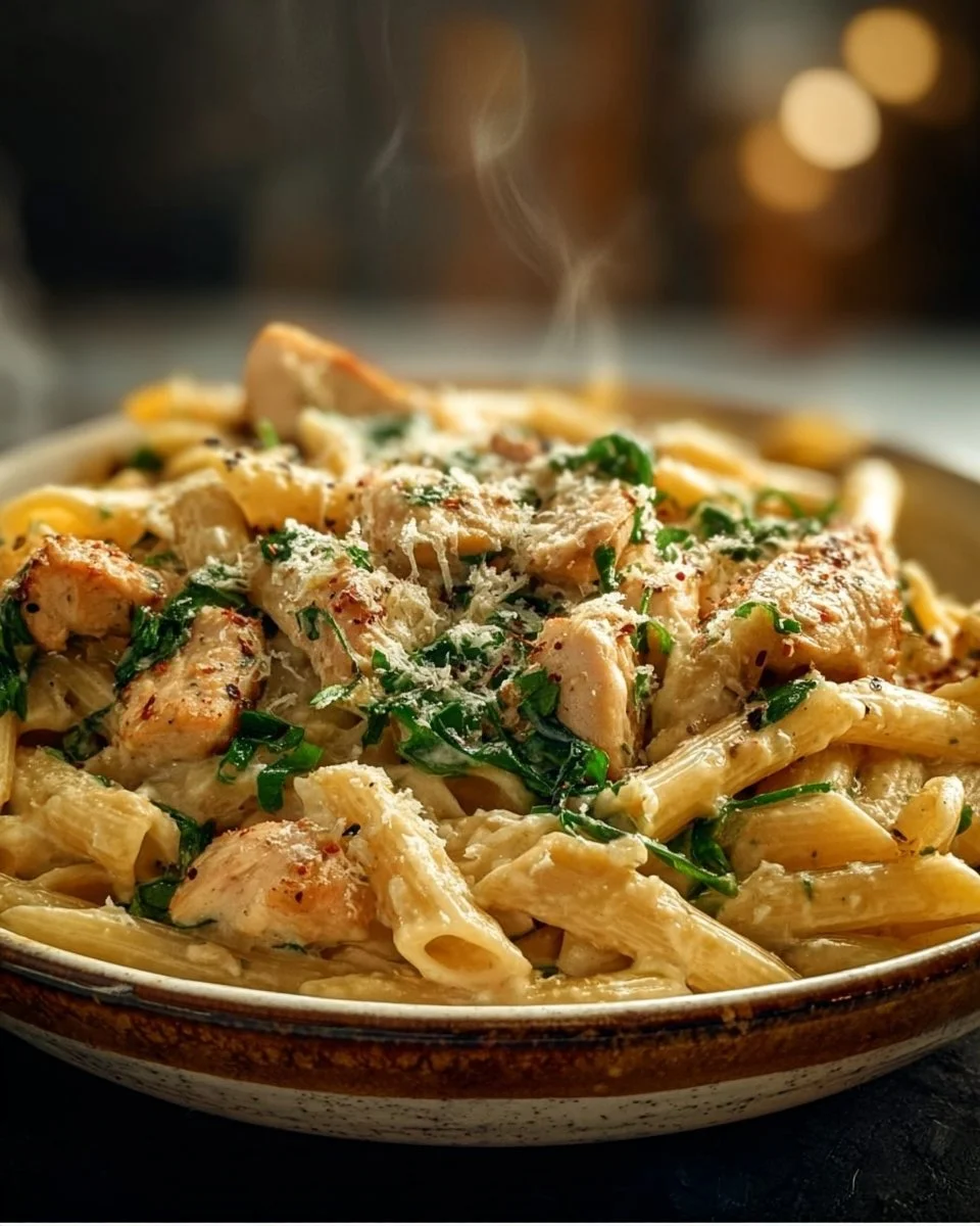 Creamy Garlic Parmesan Chicken Pasta