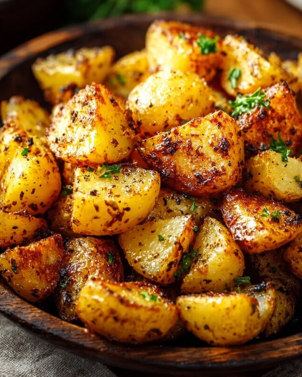 Crockpot Parmesan Roasted Potatoes