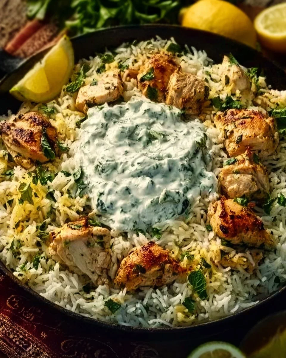 Dump And Bake Chicken Tzatziki Rice for Effortless Flavor