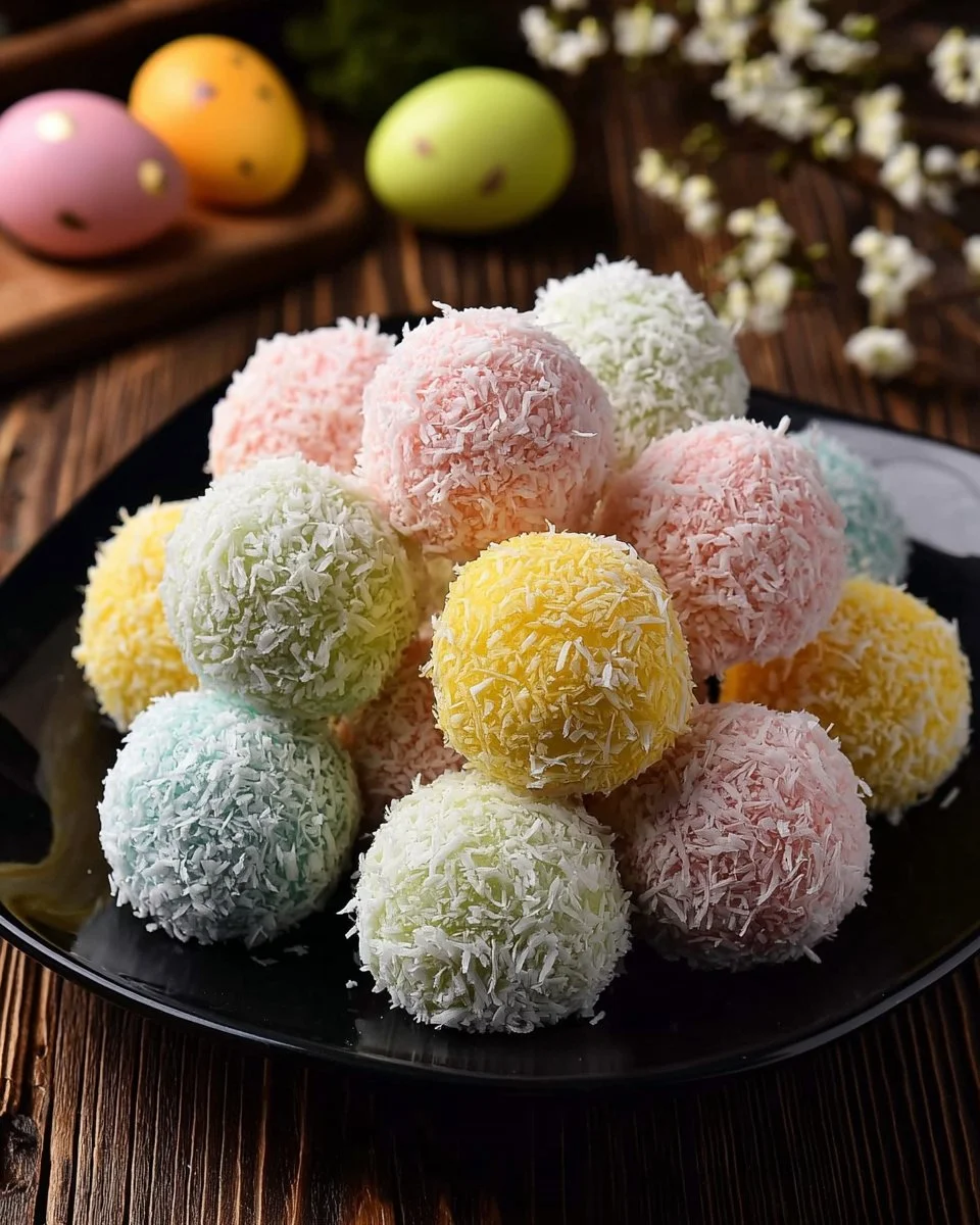 Easter Bunny Coconut Tails – A Sweet No-Bake Treat!