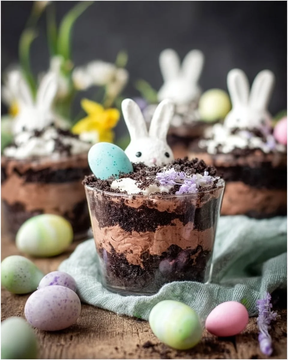 Easter Dirt Cups