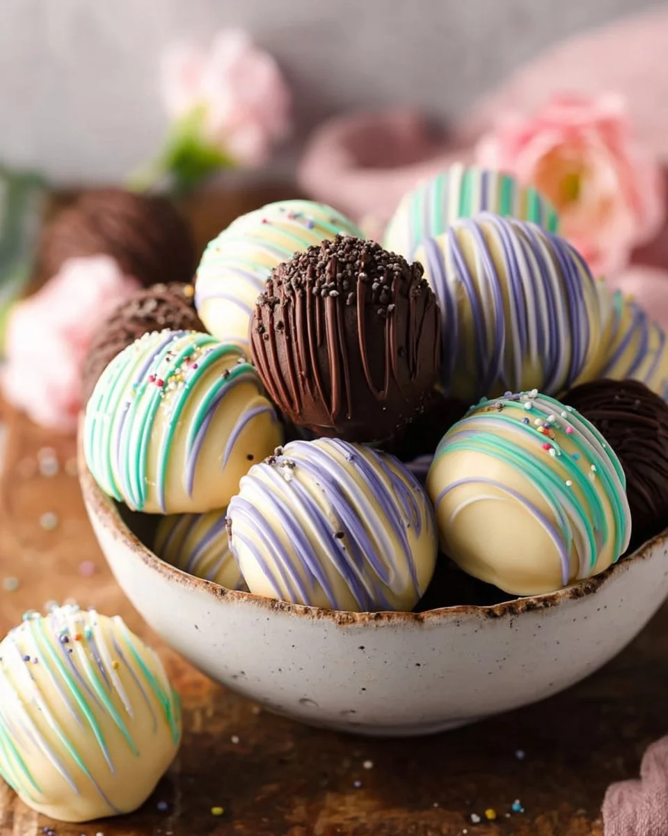 Easter Egg Oreo Cookie Balls