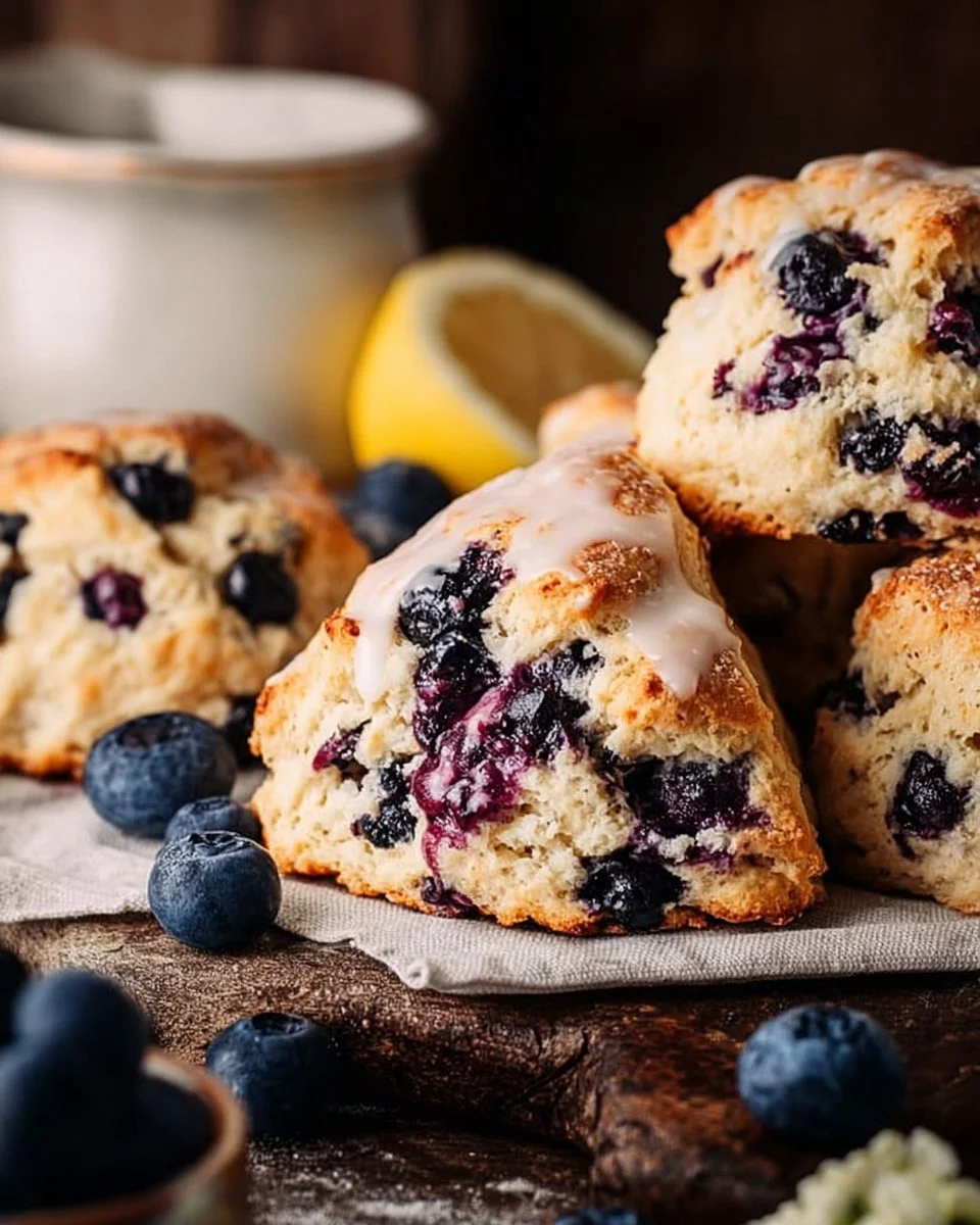 Easy Gluten-Free Blueberry Scones