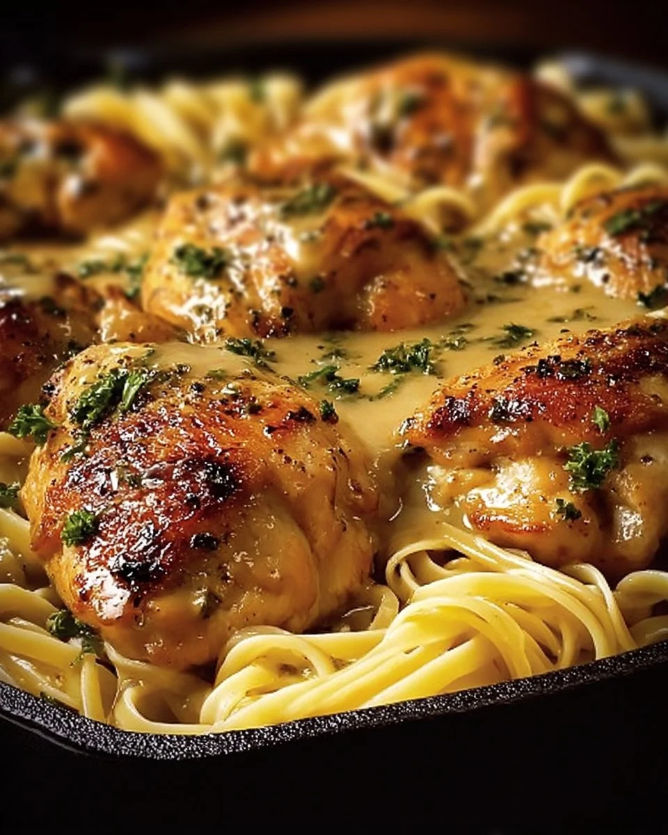 Easy One-Pan Chicken with Buttered Noodles
