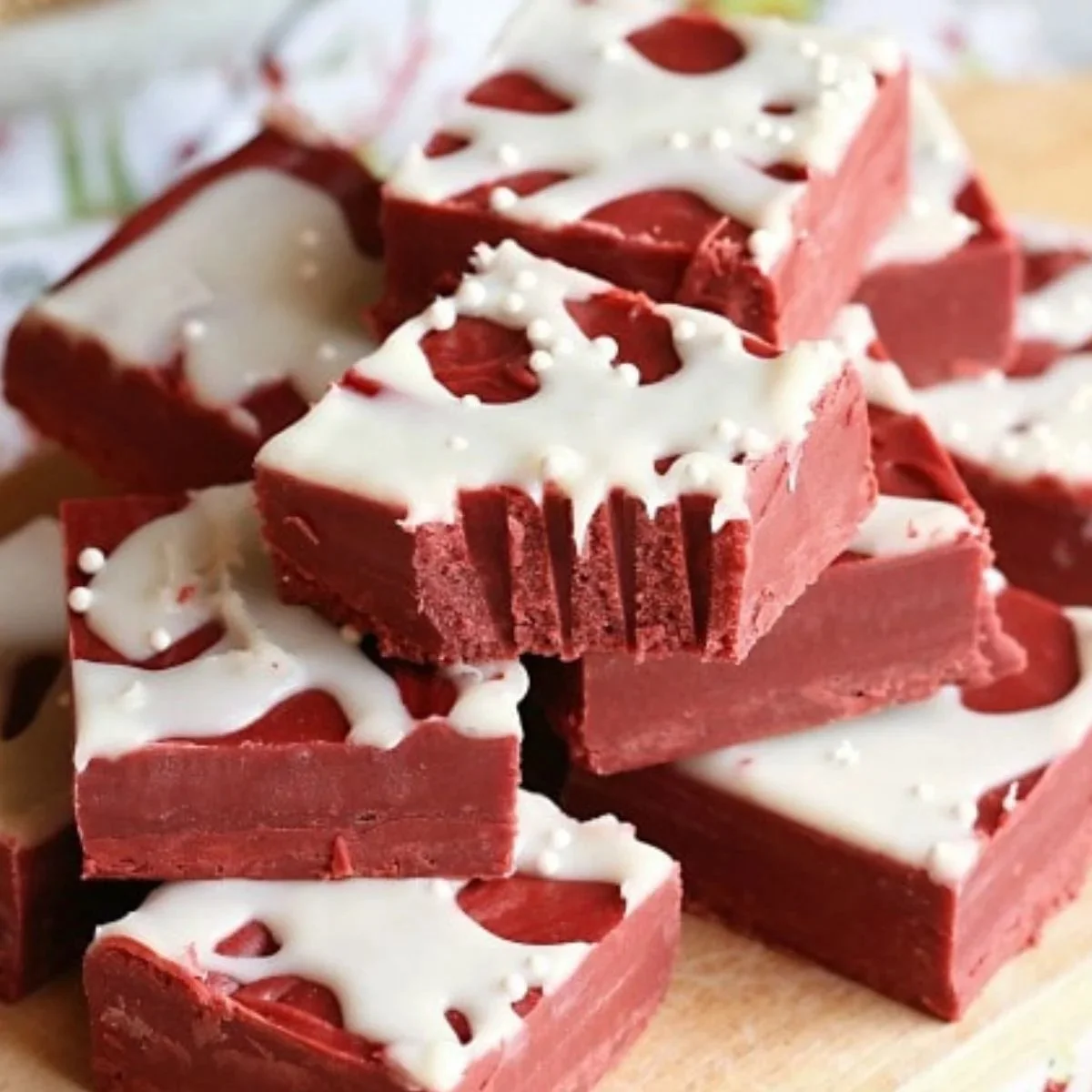 Easy Red Velvet Fudge
