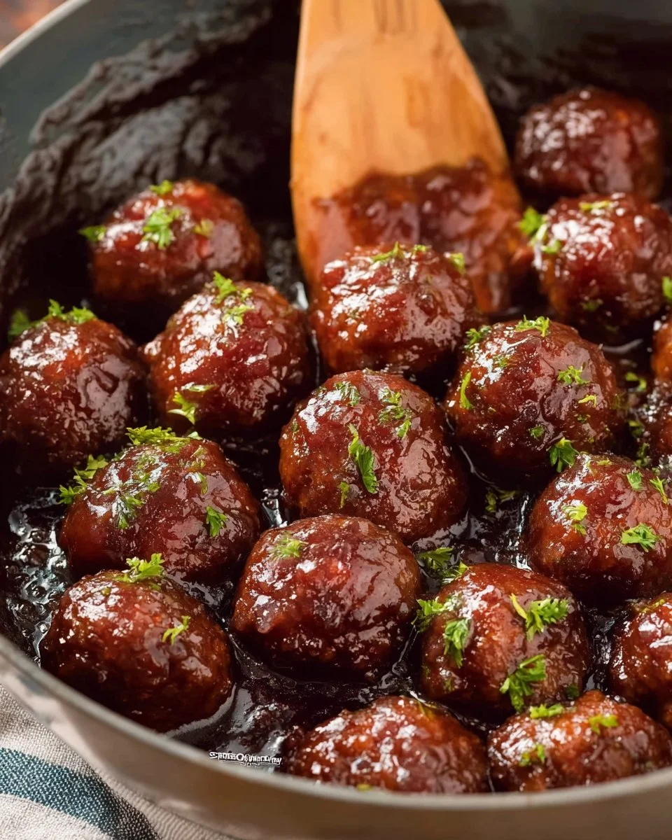 Grape Jelly Meatballs