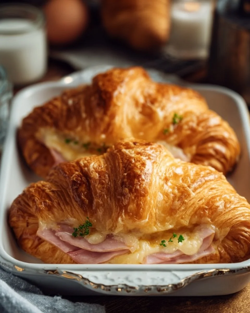 Ham and Cheese Croissants