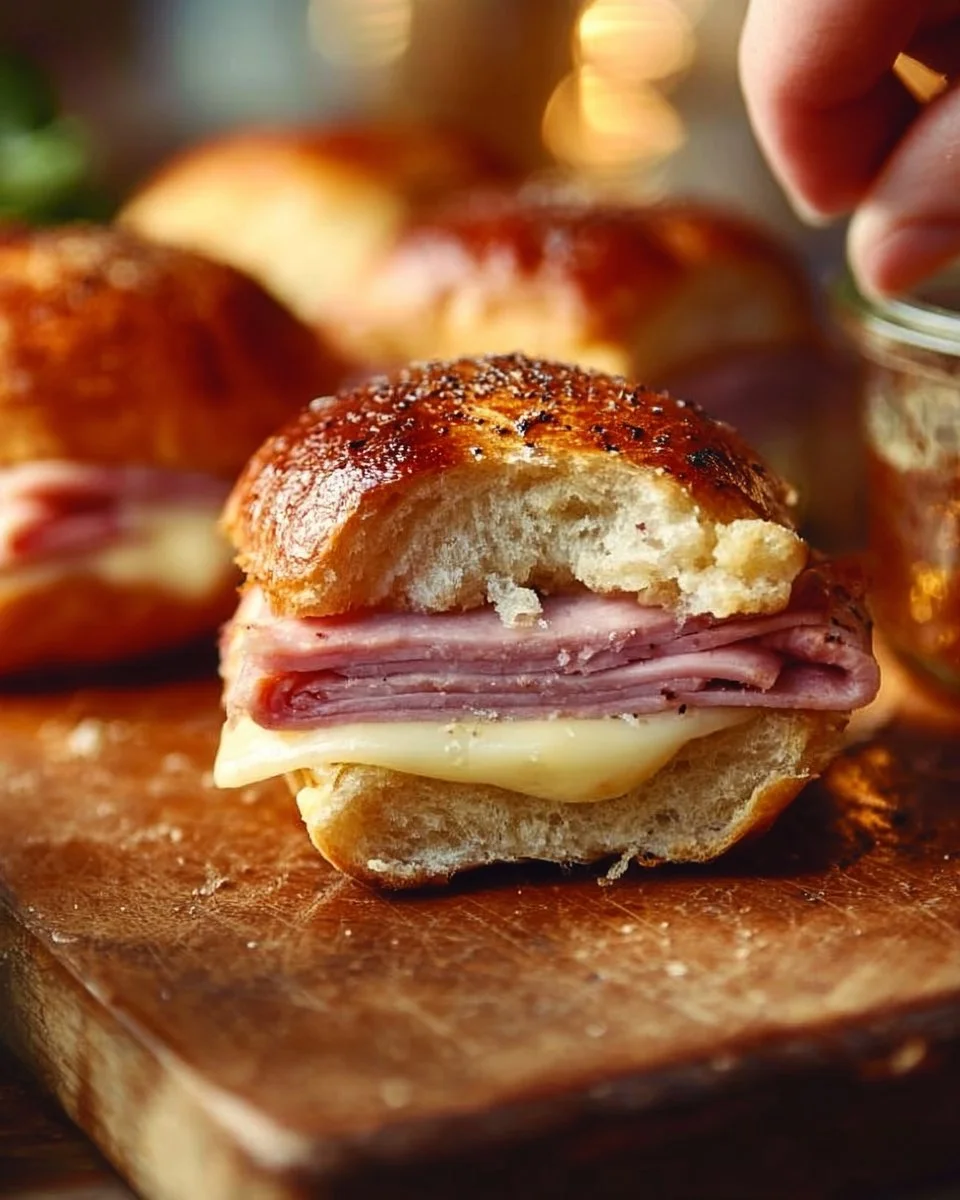 Ham and Havarti Cheese Sliders