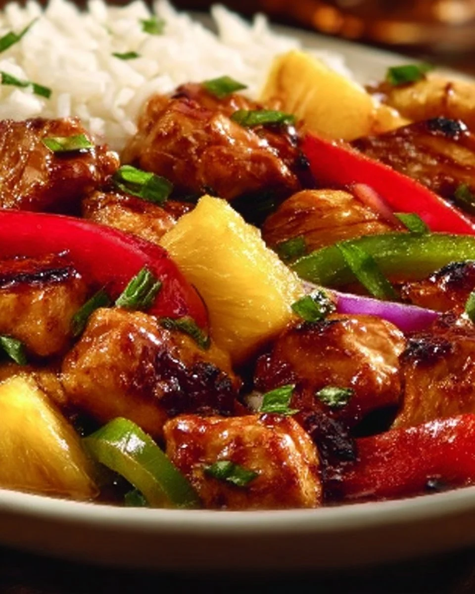 Hawaiian Chicken Sheet Pan