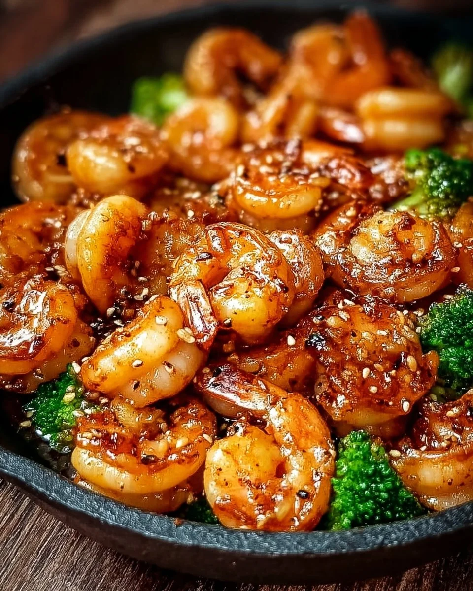 High-Protein Honey Garlic Shrimp