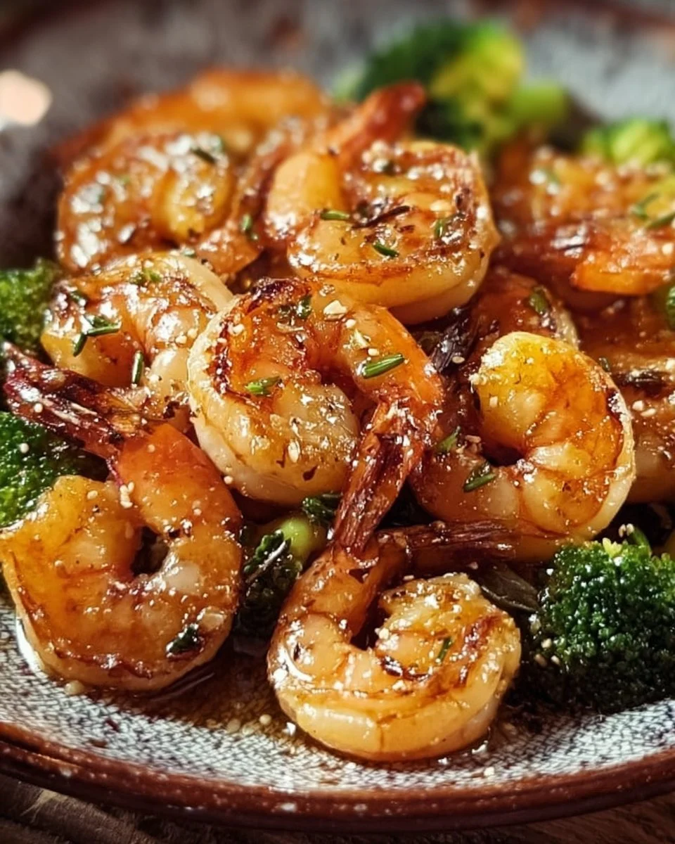 High-Protein Honey Garlic Shrimp