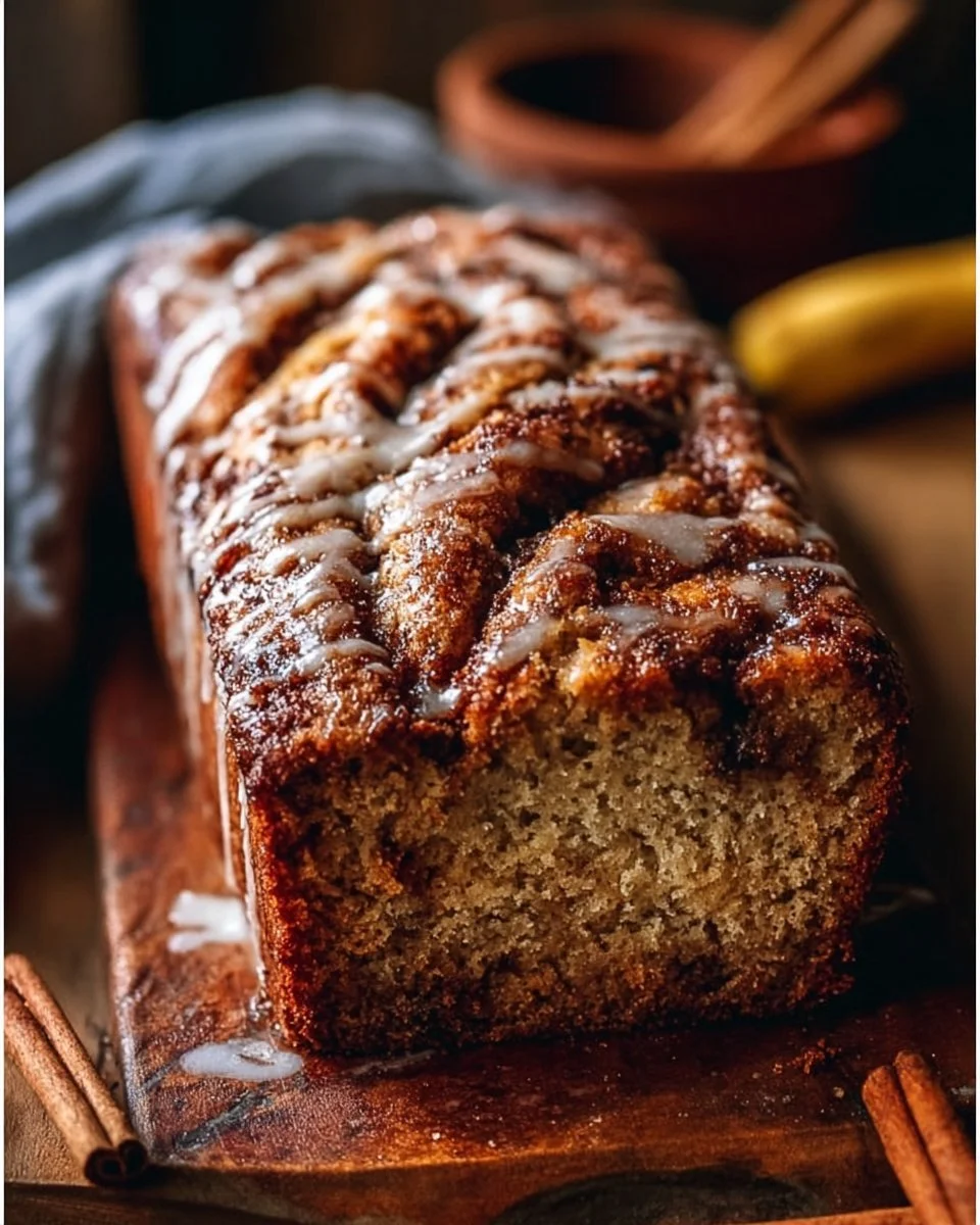 Homemade Cinnamon Swirl Banana Bread