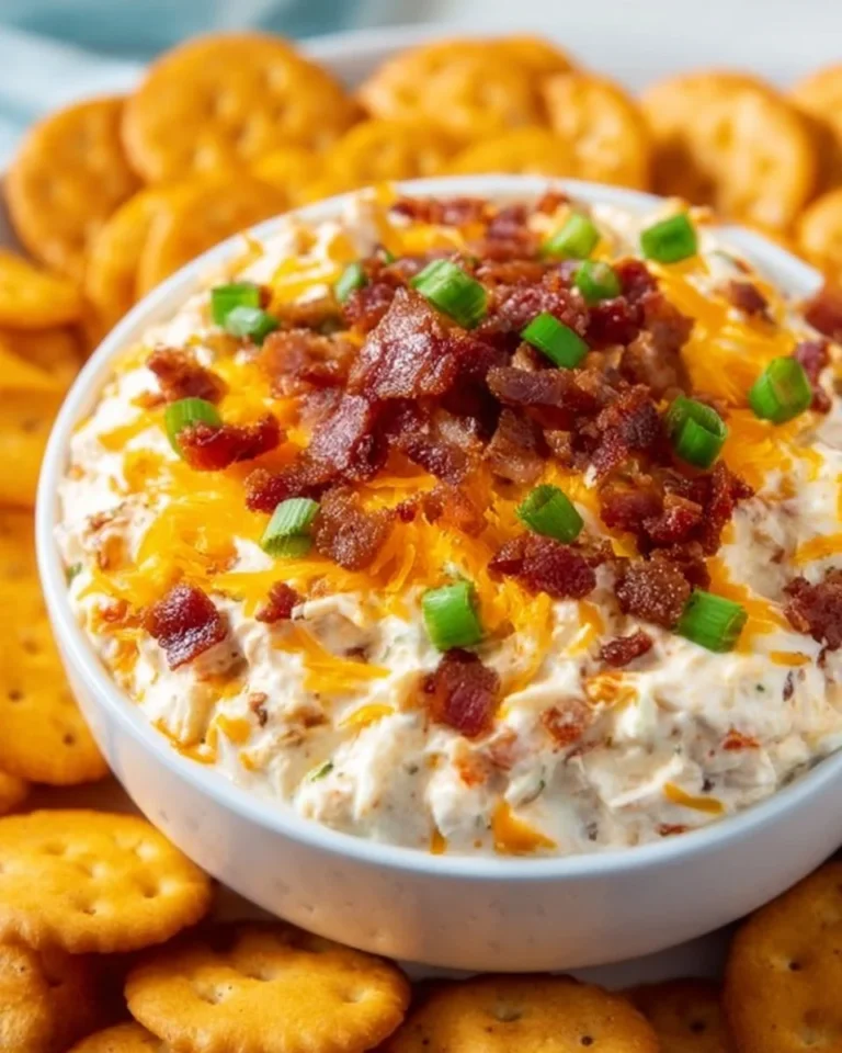 A bowl of Million Dollar Crack Dip ready for a party snack.