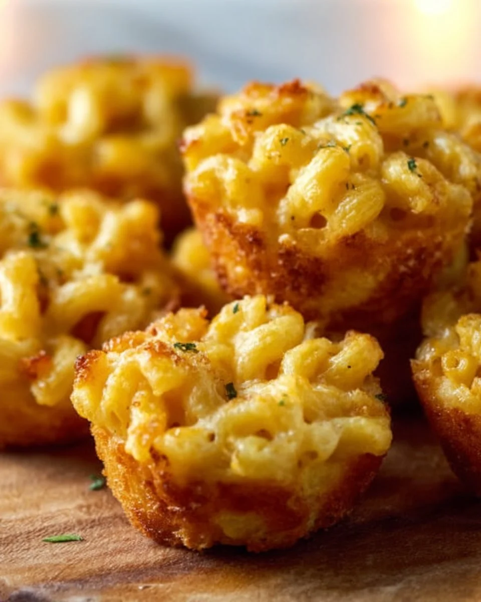 Mini Macaroni and Cheese Bites
