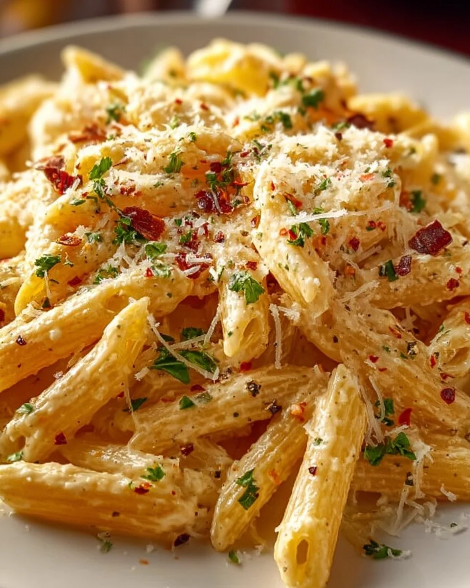 One Pot Creamy Garlic Pasta