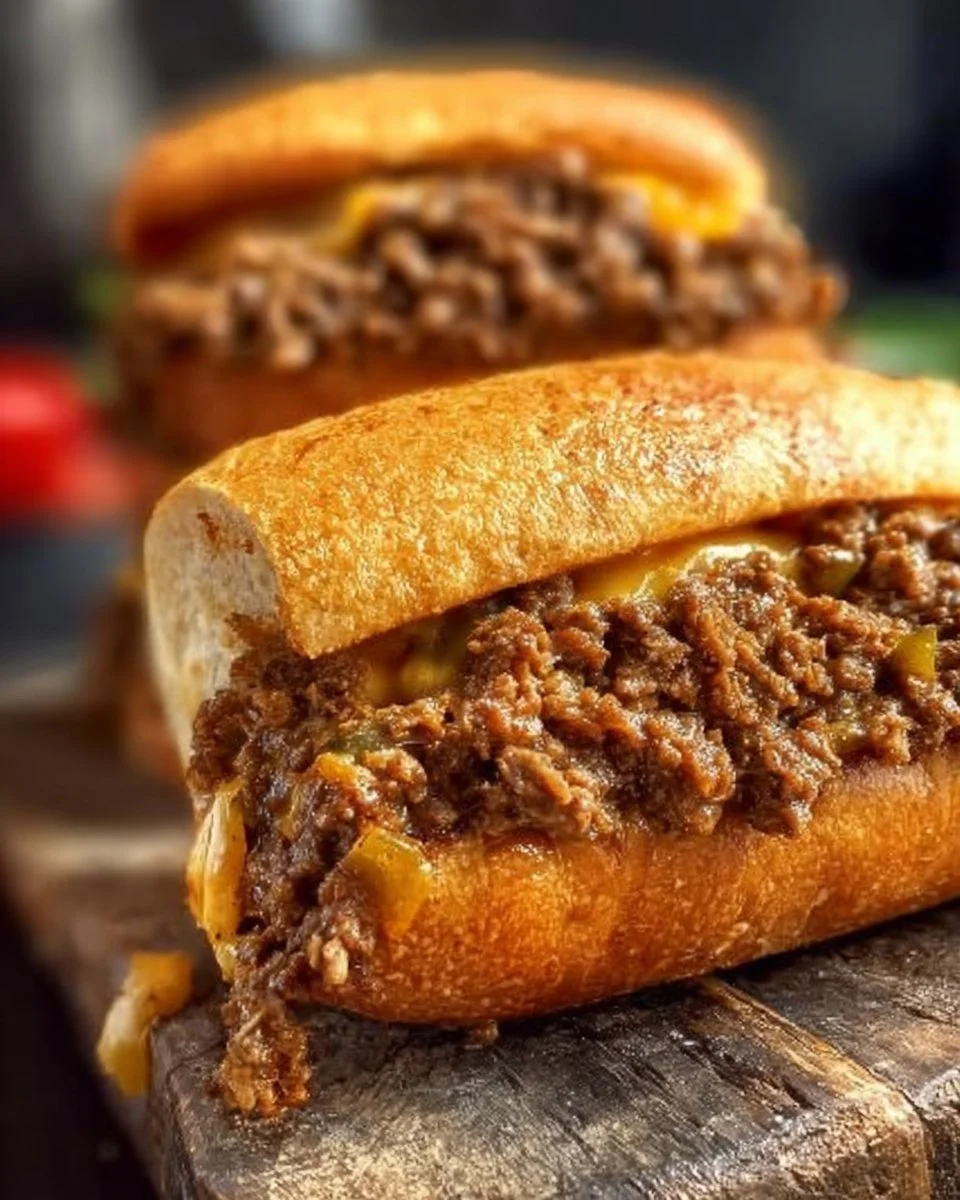 Philly Cheesesteak Sloppy Joes