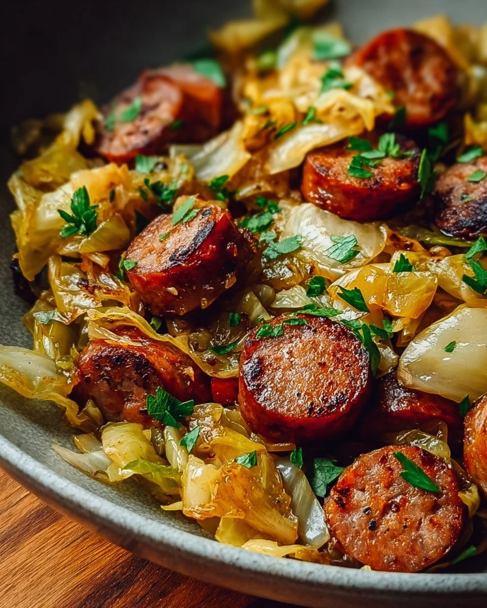 Sausage and Cabbage Stir Fry