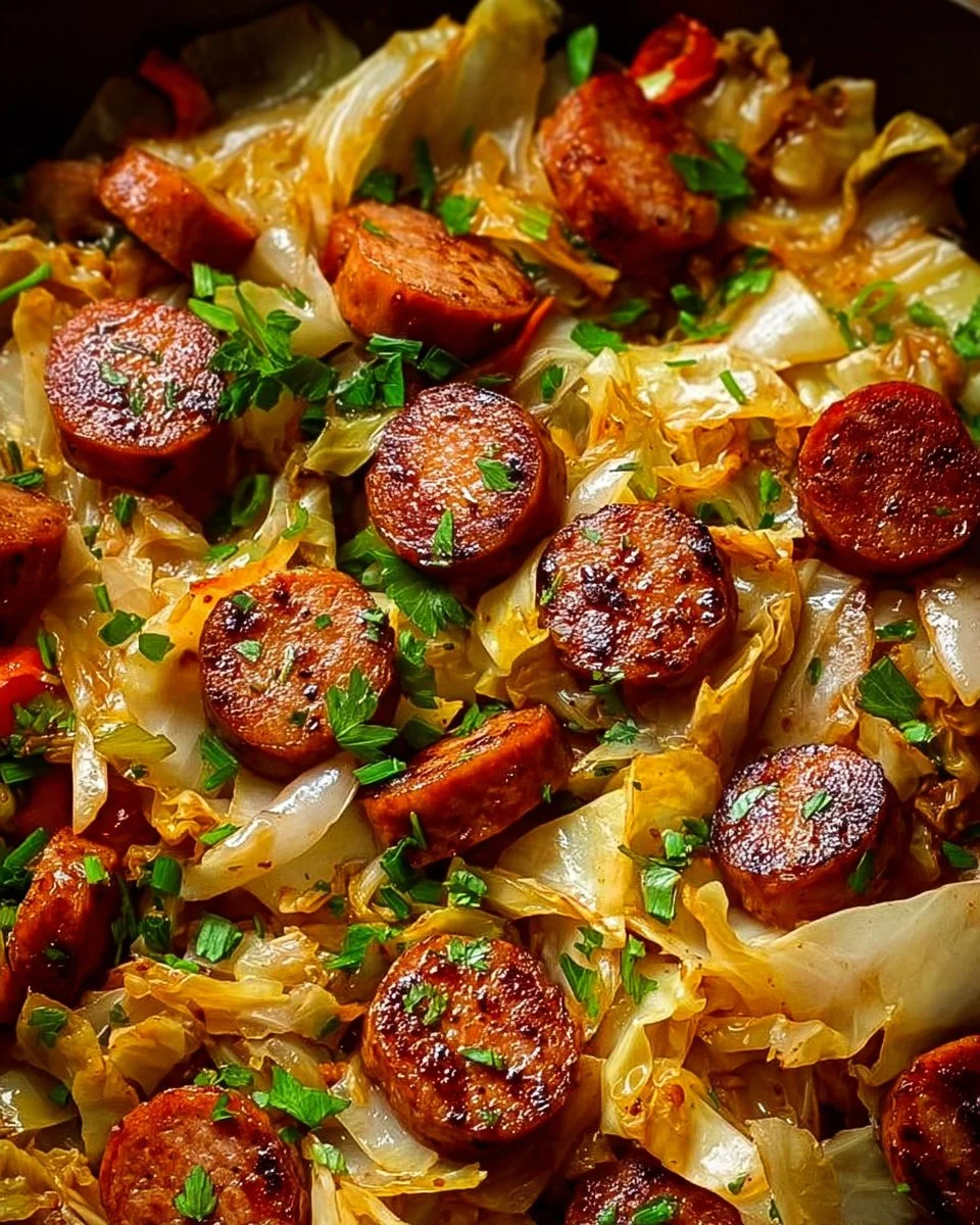 Sausage and Cabbage Stir Fry