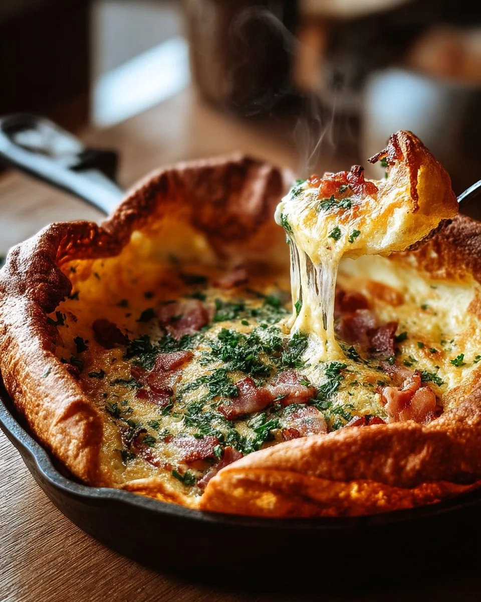 Savory Cheddar & Bacon Dutch Baby: A Delightful Treat!