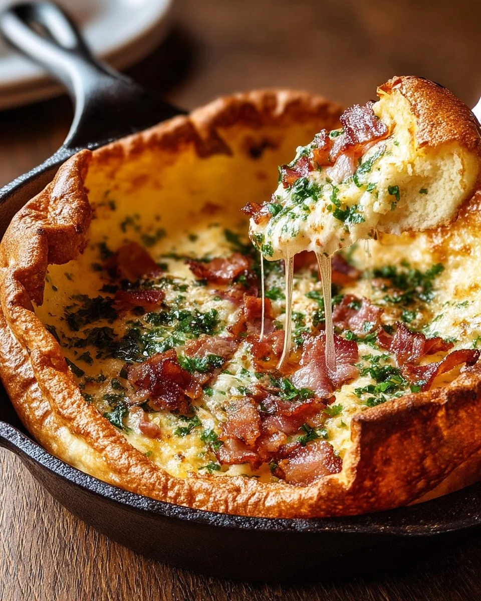 Savory Cheddar & Bacon Dutch Baby: A Delightful Treat!