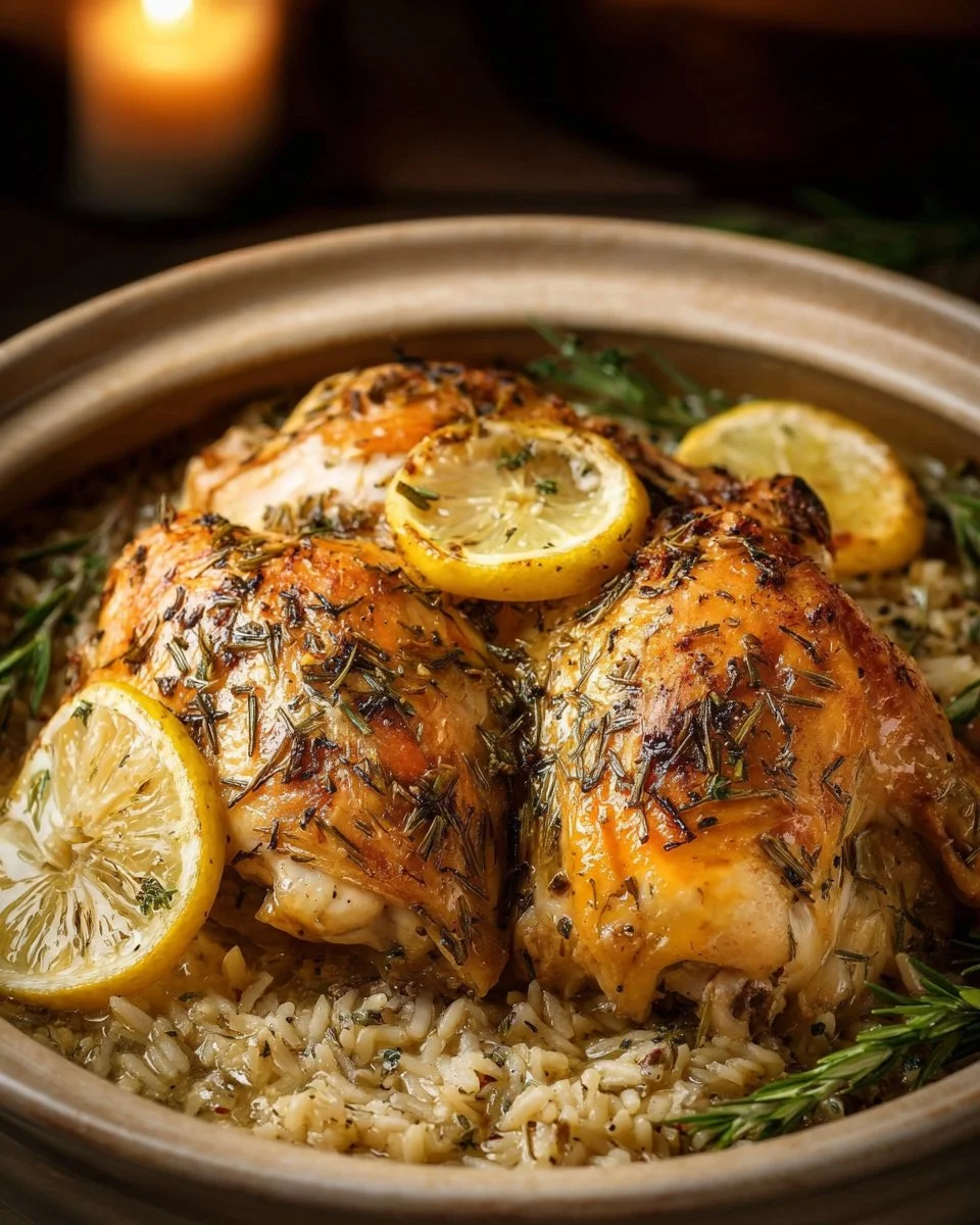 Slow Cooker Lemon Herb Chicken