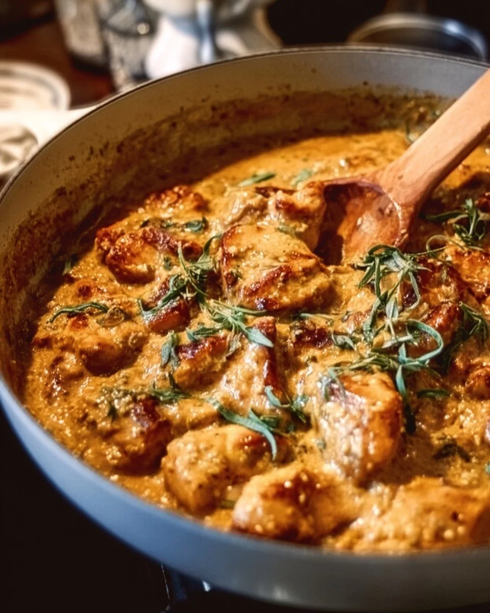 Delicious Whole30 Marry Me Chicken served with vegetables