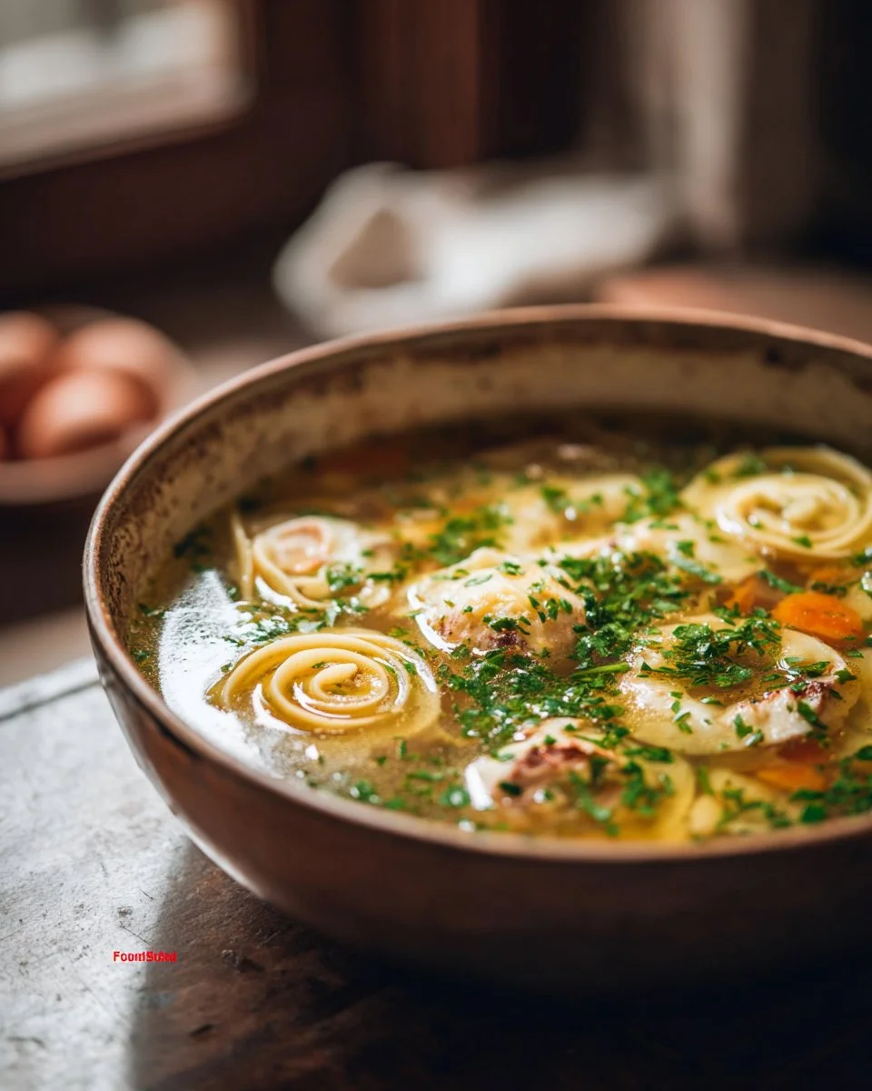 Authentic Flädlesuppe Recipe (German Pancake Soup)