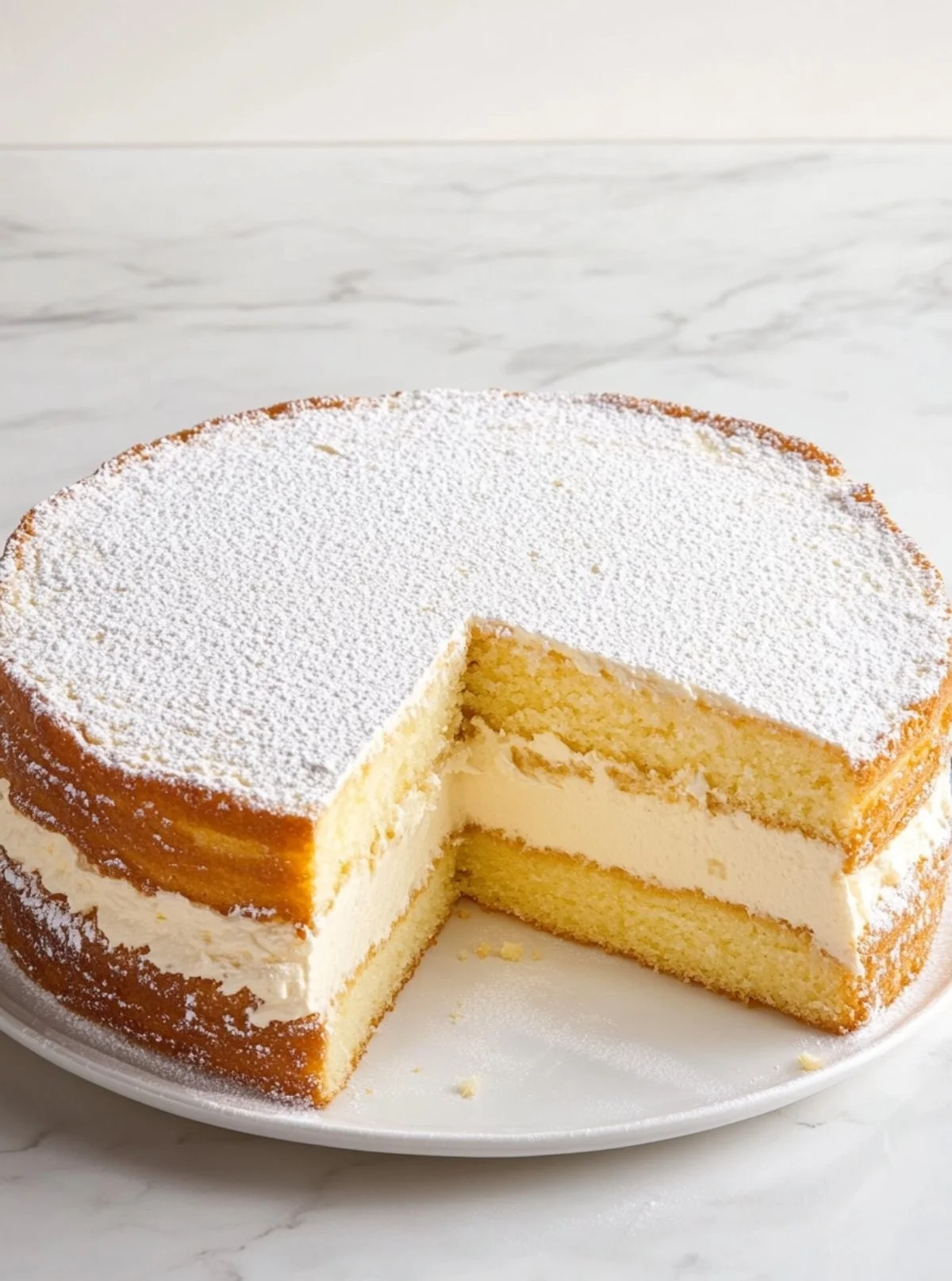 Cheese Cream Cake (German Yogurt Mousse Cake)