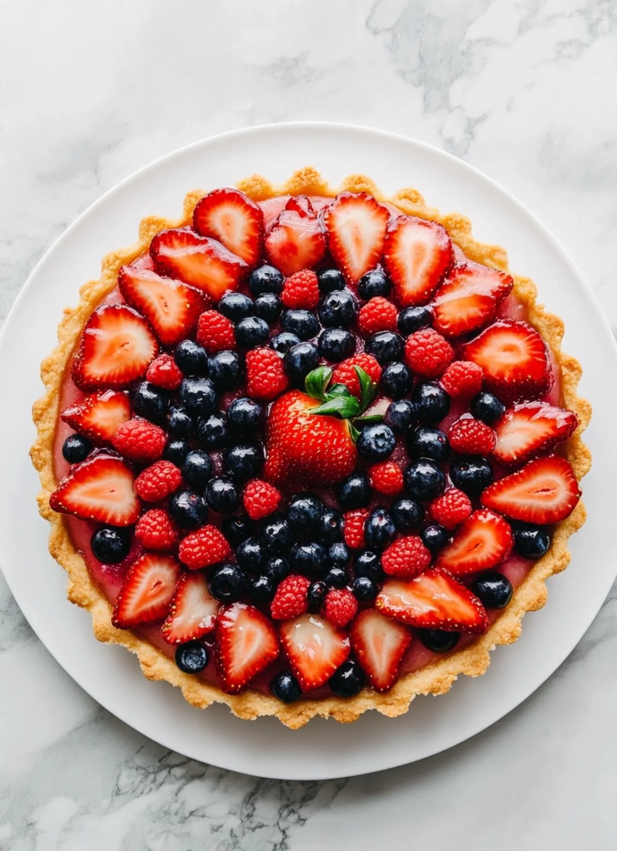 German Fruit Flan (Obsttorte) Recipe