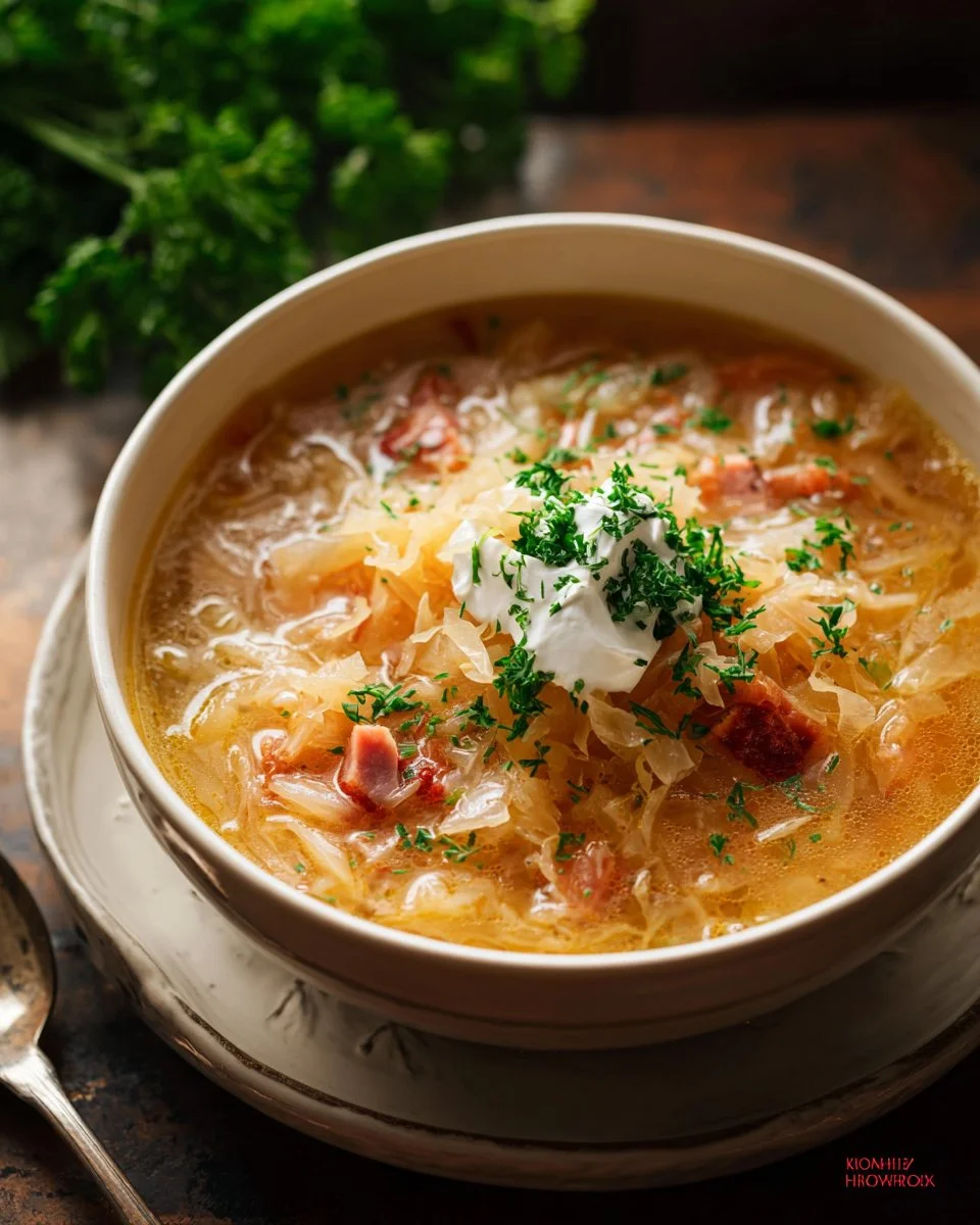 German Sauerkraut Soup