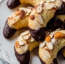 Traditional German Almond Crescents