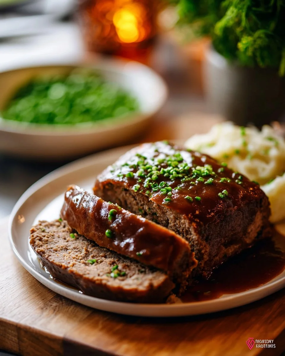 Traditional German Meatloaf (Ground Meat Loaf)