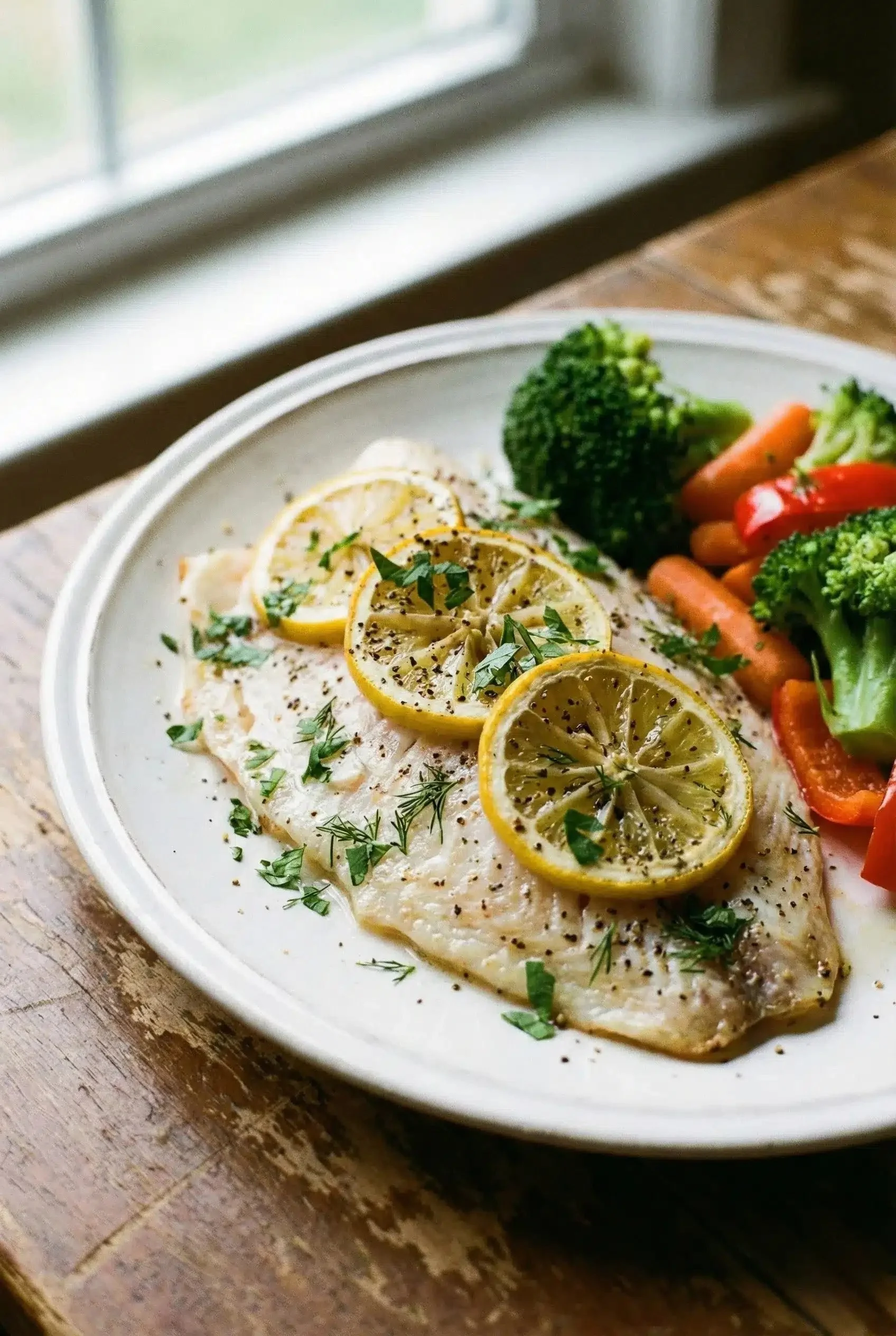 Baked Tilapia with Lemon