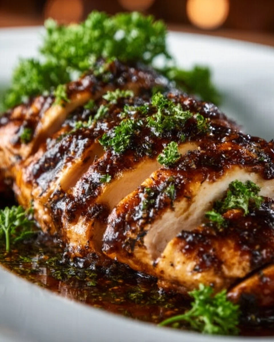 Balsamic Baked Chicken Breast