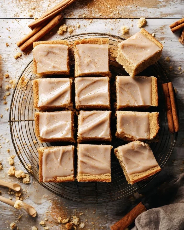 Delicious homemade Brown Sugar Pop Tart Bars on a plate