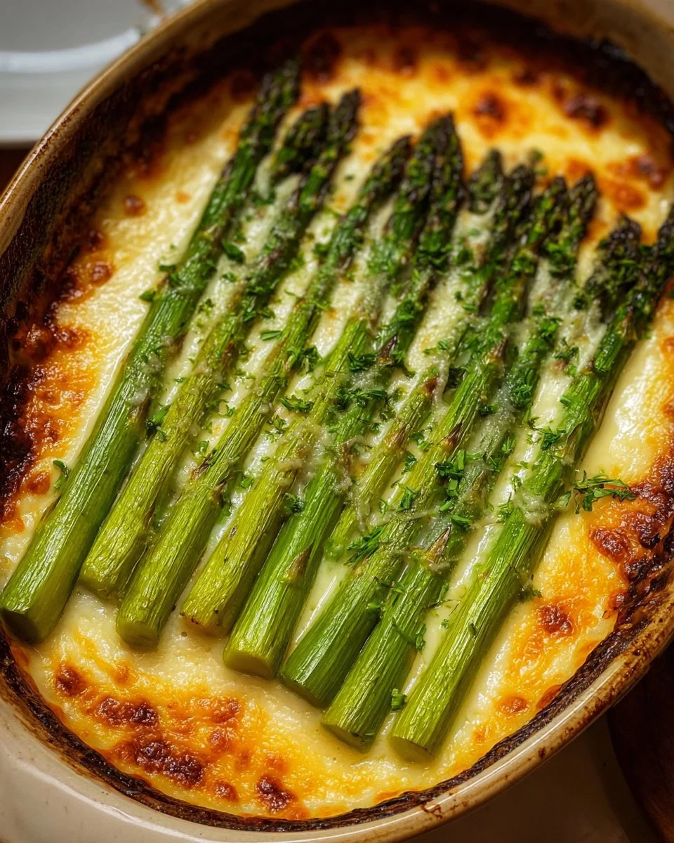 Cheesy Baked Asparagus
