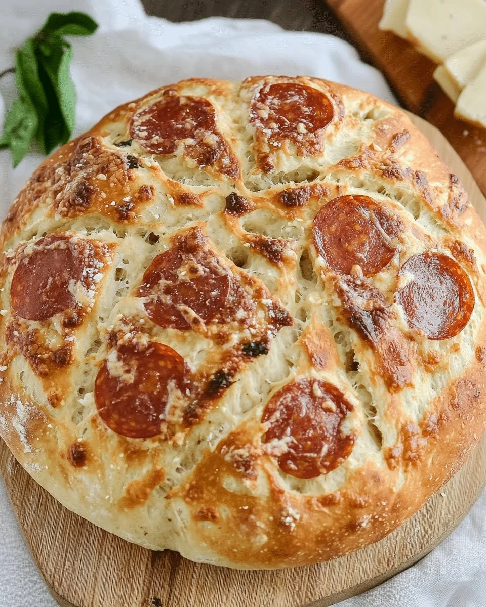 Cheesy Pepperoni Sourdough Pizza Bread: A Delicious Twist on Classic Pizza